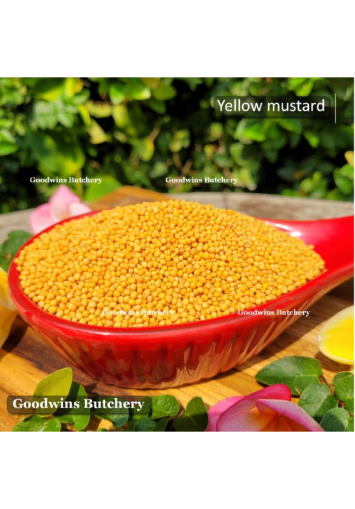 MUSTARD SEEDS YELLOW ziplock standing pouch 100g